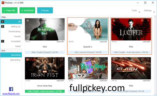 FlixGrab 5.4.1. Crack Free Download
